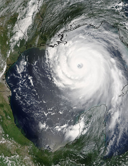 Hurricane Katrina. (C) NASA